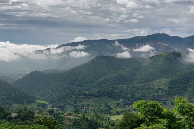 Kakinada to Araku Valley route - Scenic hill view